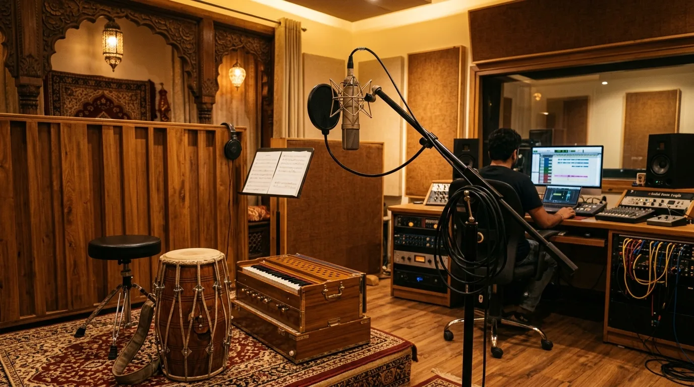 Rajasthani and Marwadi Song Production and Recording Session at Rhythm Records Jaipur